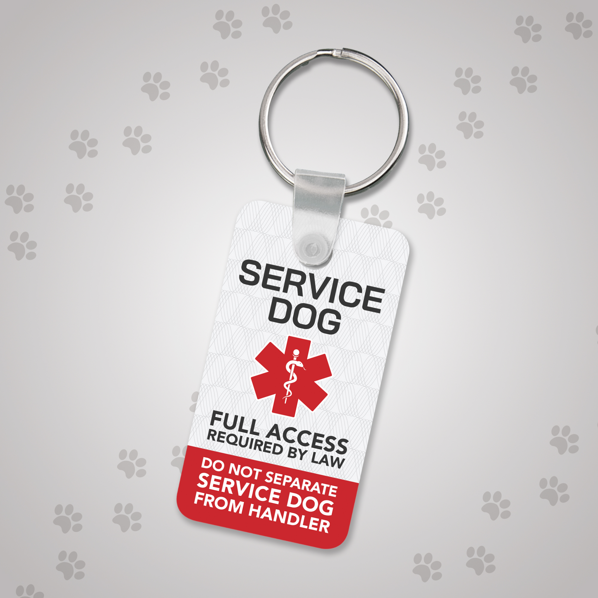 PVC Service Dog Tag