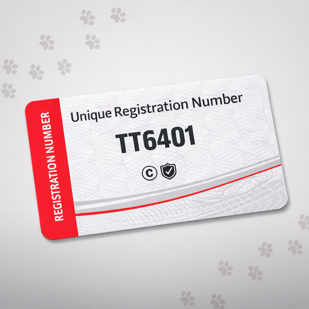 Unique Service Dog Registration Number